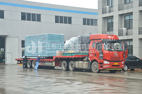 江豪发货案例-1台400KW康明斯配斯坦福底座油箱、1台800KW康明斯配恒声自启动低噪音发电机组发江西