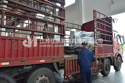 江豪发货案例- 1台220KW上柴股份配恒声全自动 发电机组发河北