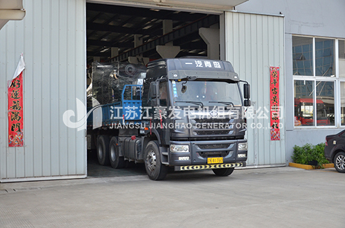 江豪发货案例-1台800KW无动开架、1台600KW康普特开架、1台200KW上柴低噪音发电机组发黑龙江