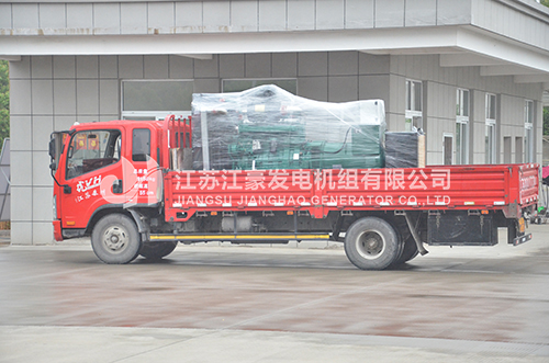 江豪发货案例-1台350KW乾能配上海斯坦福自启动发电机组发贵州