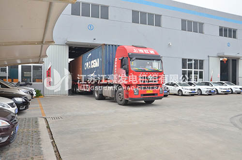 江豪发货案例-1台150KW康明斯配恒声自启动低噪音发电机组出口